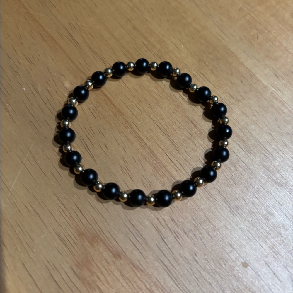 NWOT enewton black gold bracelet